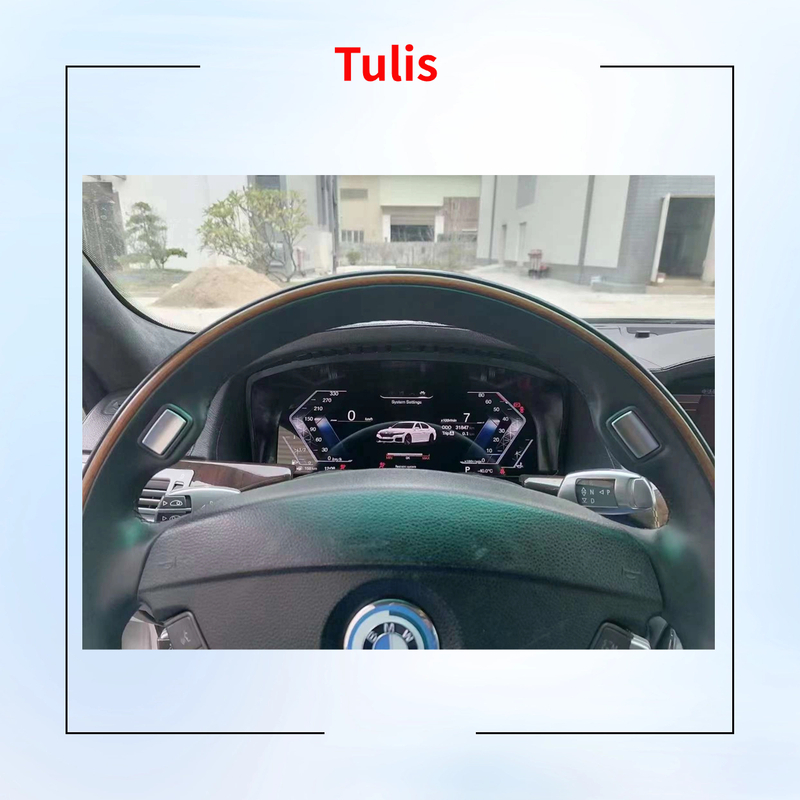 Tulis 12.3'' Digital Cluster Speedometer Cockpit For BMW 7 Series E65 E66 LCD Dadboard Instrument Cluster Plus And Play