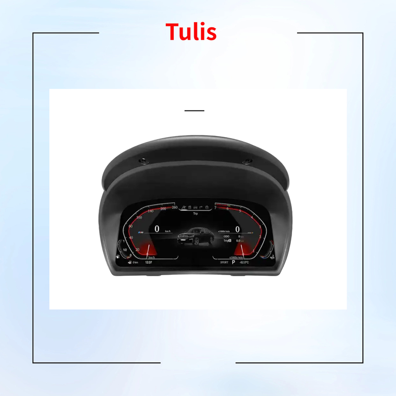 Tulis 12.3'' Digital Cluster Speedometer Cockpit For BMW Z4 E89 LCD Dadboard Instrument Cluster Plus and Play