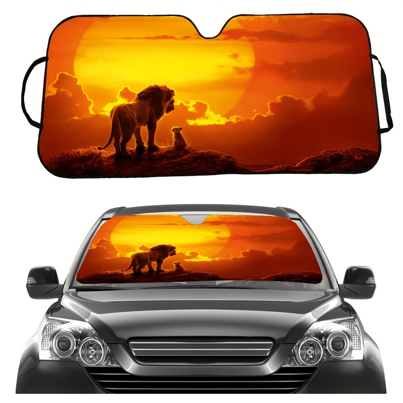 Car Sunshade Front Windshield Cover Beach Style Window Protector for Universal Car Auto Accessories