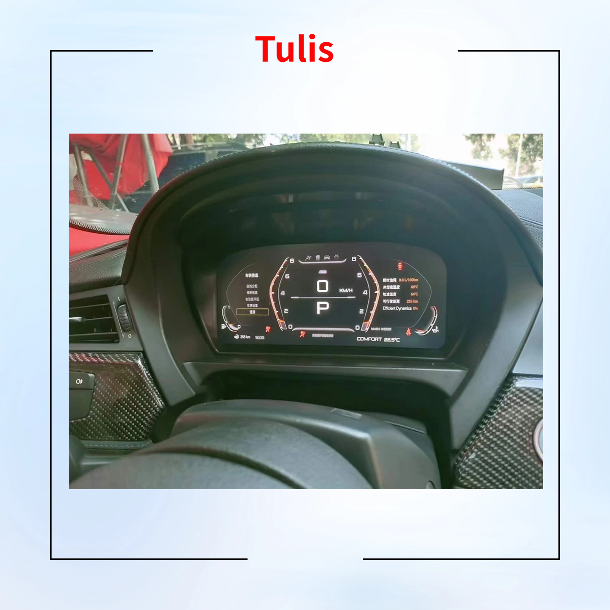 Tulis 12.3'' Digital Cluster Speedometer Cockpit For BMW Z4 E89 LCD Dadboard Instrument Cluster Plus and Play