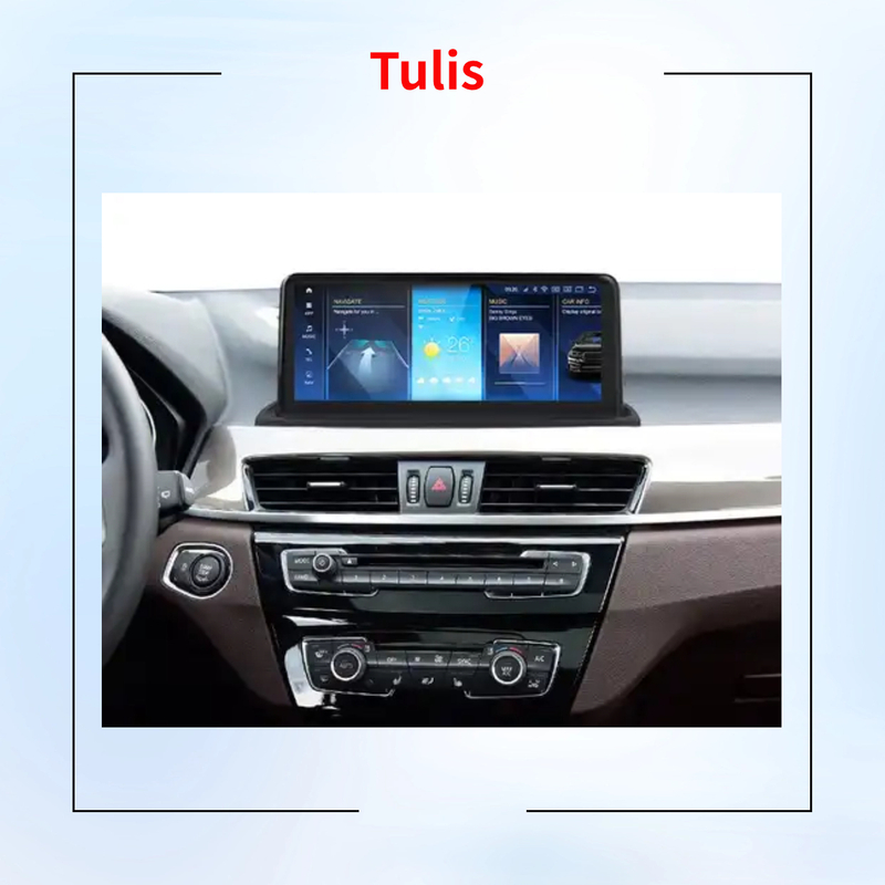 Tulis Android 13 Car DVD Player Multimedia Auto Radio for BMW X1 F48 2016-2019 Carplay Android Auto 4G WIFI 