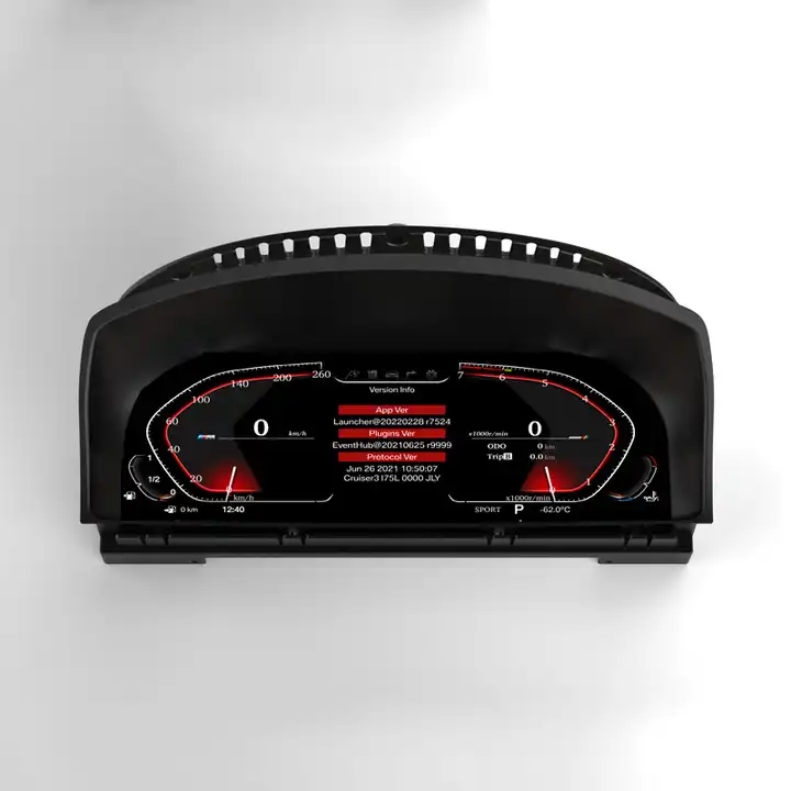 Tulis 12.3'' Digital Cluster Speedometer Cockpit For BMW 7 Series E65 E66 LCD Dadboard Instrument Cluster Plus And Play