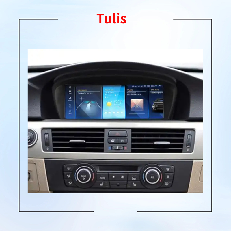 Tulis Android 13 Car DVD Player Radio for BMW 5 Series E60 E61 E62 E63 E64 E90 2004-2012 Carplay Android Auto WIFI Navigation