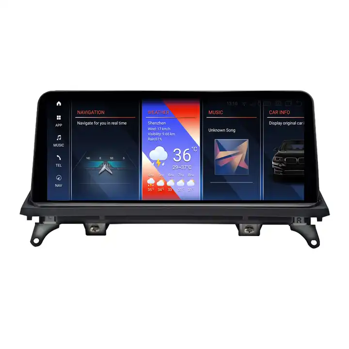 Tulis Android 13 Car Stereo Multimedia System for BMW X5 X6 E70 E71 2007-2013 Carplay Android Auto 4G WIFI Navigation CCC CIC