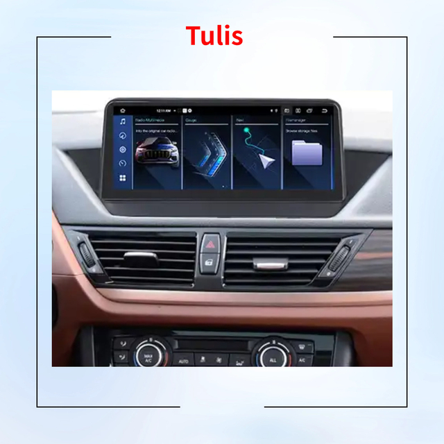 Tulis Android 13 GPS Navigation Car DVD Player Multimedia Auto Radio for BMW X1 E84 2009-2015 Carplay Android Auto 4G WIFI