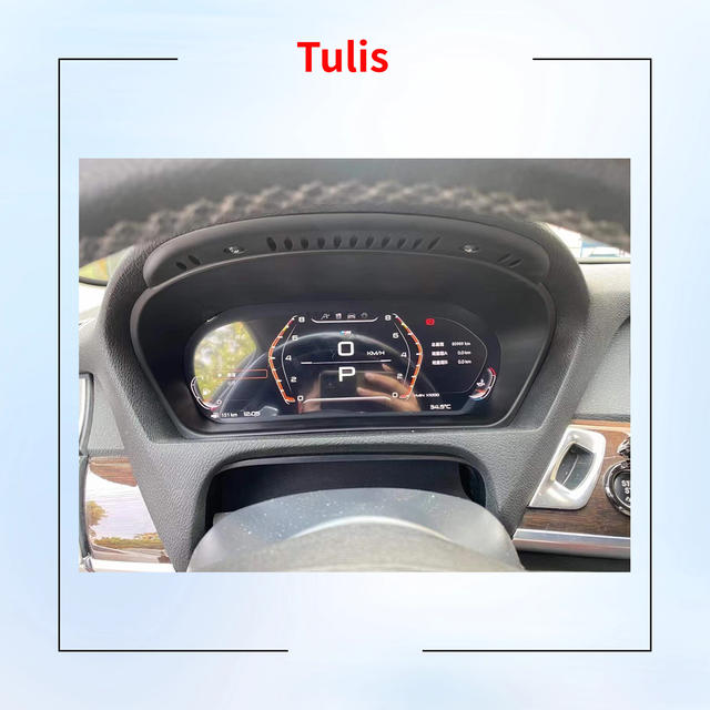 Tulis 12.3'' Digital Cluster Speedometer Cockpit For BMW X5 X6 E70 LCD Dadboard Instrument Cluster Plus And Play