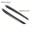 Two For Tesla Model 3/Y Modified Accessories ABS+Carbon Fiber Inner Door Trim Strip Patch Front Door Handle Patch Modification