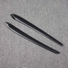 Two For Tesla Model 3/Y Modified Accessories ABS+Carbon Fiber Inner Door Trim Strip Patch Front Door Handle Patch Modification