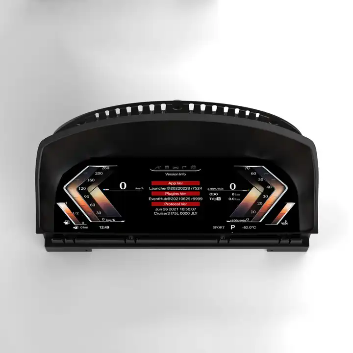 Tulis 12.3'' Digital Cluster Speedometer Cockpit For BMW 7 Series E65 E66 LCD Dadboard Instrument Cluster Plus And Play