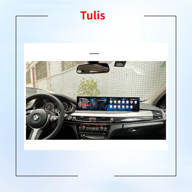 Tulis Android 13 Dual 12.3 Inch Touch Screen Car Radio Stereo Multimedia Player For BMW X5 X6 With GPS Navigation Built In Carplay 360