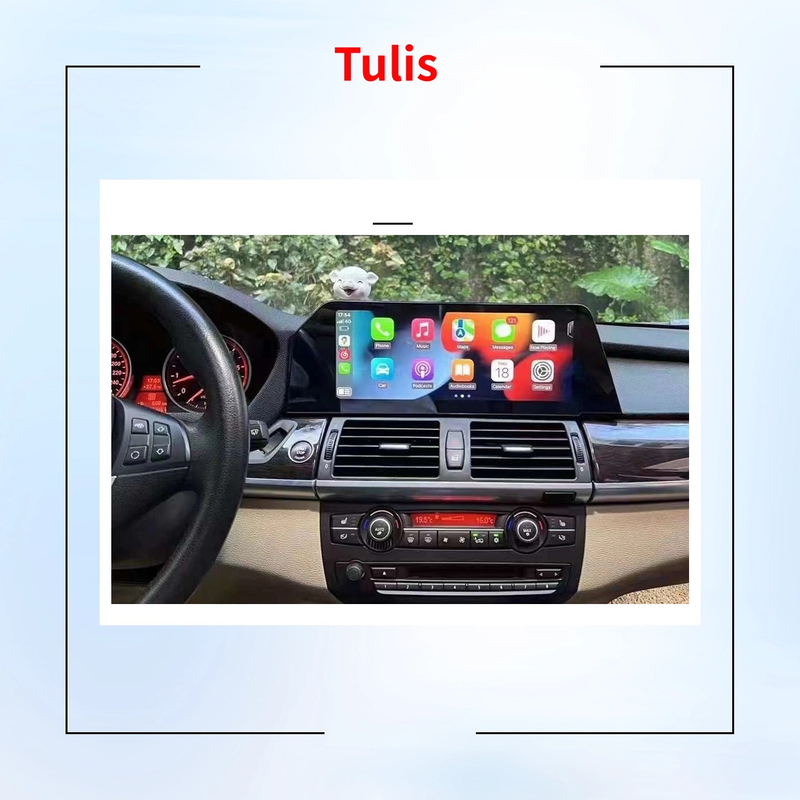 Tulis Android 13 Touch Screen Autoradio Car Multimedia Player Systeam For BMW X5 X6 2007-2020 With GPS Navigation Bluetooth