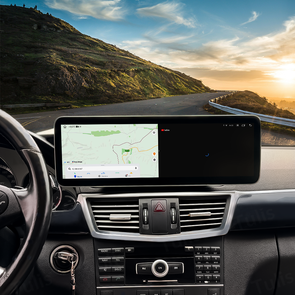 12.3" Mercedes Benz E Classs 2010-2015 Android Screen Navigation Car Radio With Carplay Android Auto