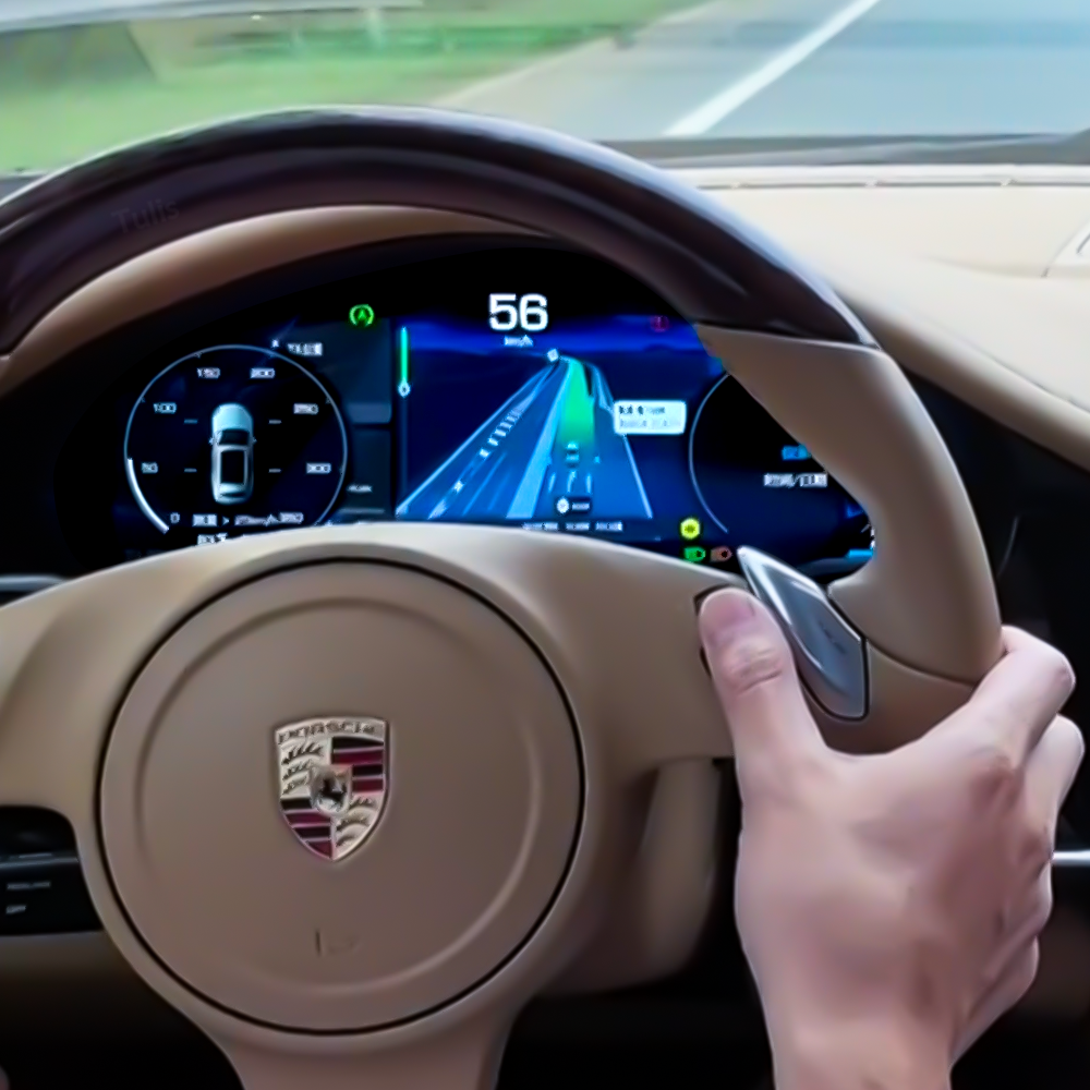 Porsche Panamera 2010-2016 Car Digital Cluster Instrument Virtual Cockpit Speedometer Dashboard Ghost Screen