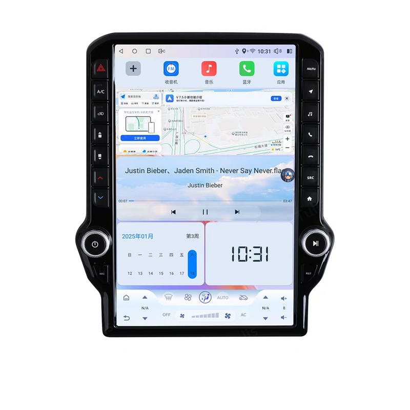 14.5“ Dodge RAM 2013-2018 Android Screen Navigation Car Radio With Carplay Android Auto