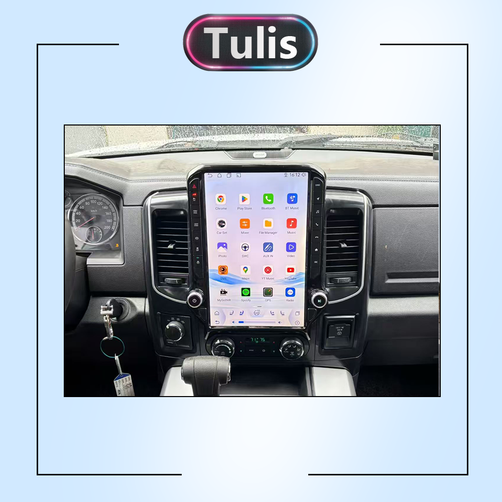 14.5“ Dodge RAM 2009-2012 Android Screen Navigation Car Radio With Carplay Android Auto