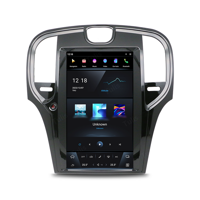 Tesla Style Android Screen for Chrysler 300C 2014-2019 Navigation Car Radio With Carplay Android Auto