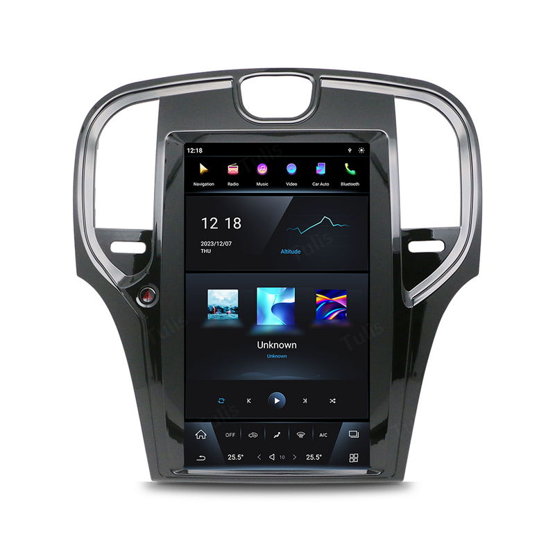 Tesla Style Android Screen for Chrysler 300C 2014-2019 Navigation Car Radio With Carplay Android Auto