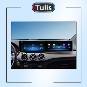 24.6“ Mercedes Benz B Class Dual 12.3 Inch Android Screen Navigation Car Stereo With Carplay Android Auto