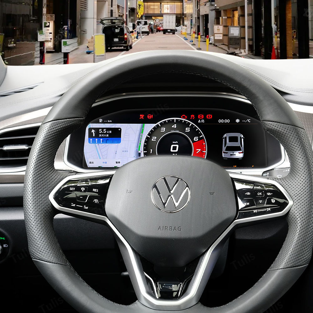 VW T-ROC 2018-2025 Car Digital Cluster Instrument Virtual Cockpit Speedometer Dashboard Ghost Screen