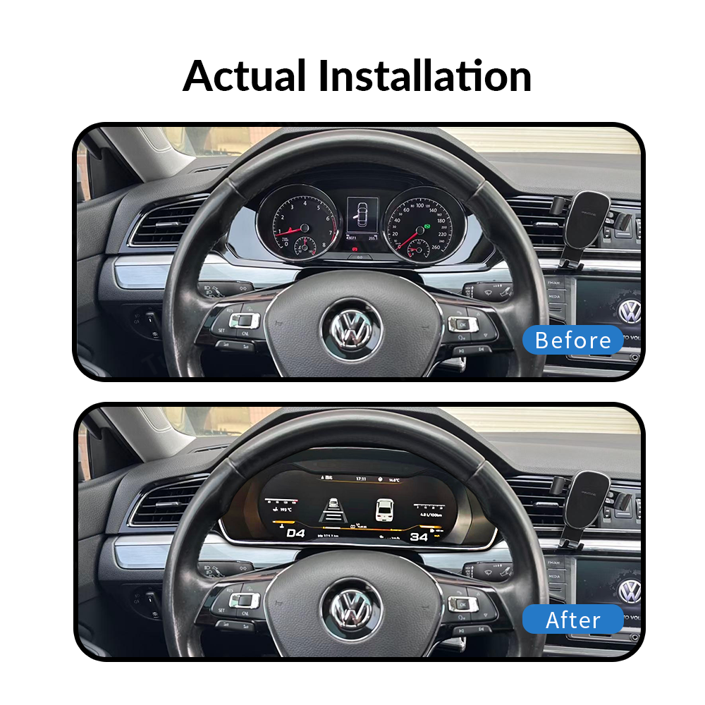 VW Lamando 2014-2021 Car Digital Cluster Instrument Virtual Cockpit Speedometer Dashboard Ghost Screen