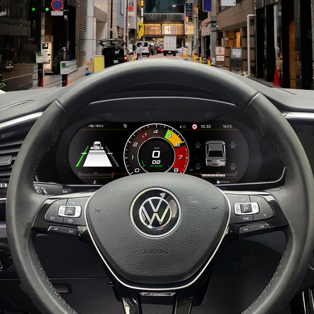 VW Tayron 2019-2022 Car Digital Cluster Instrument Virtual Cockpit Speedometer Dashboard Ghost Screen