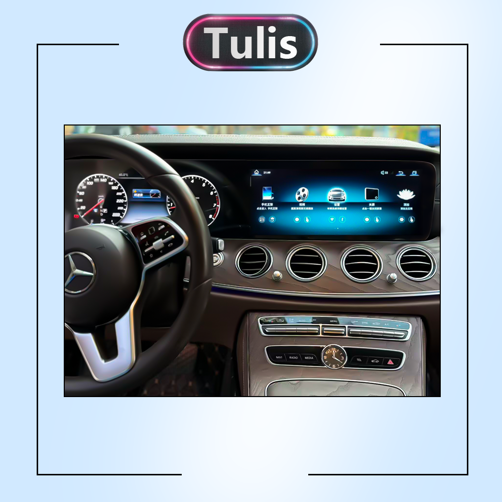 Mercedes Benz S Class 2019-2021 Dual 12.3 Inch Android Screen Navigation Car Stereo With Carplay Android Auto