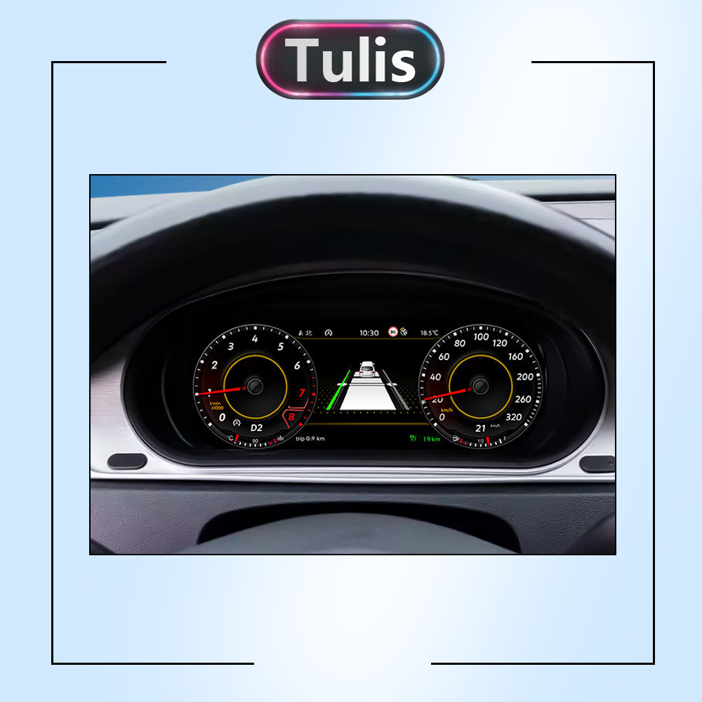 VW Magotan 2007-2011 B6 2012-2016 B7 Car Digital Cluster Instrument Virtual Cockpit Speedometer Dashboard Ghost Screen