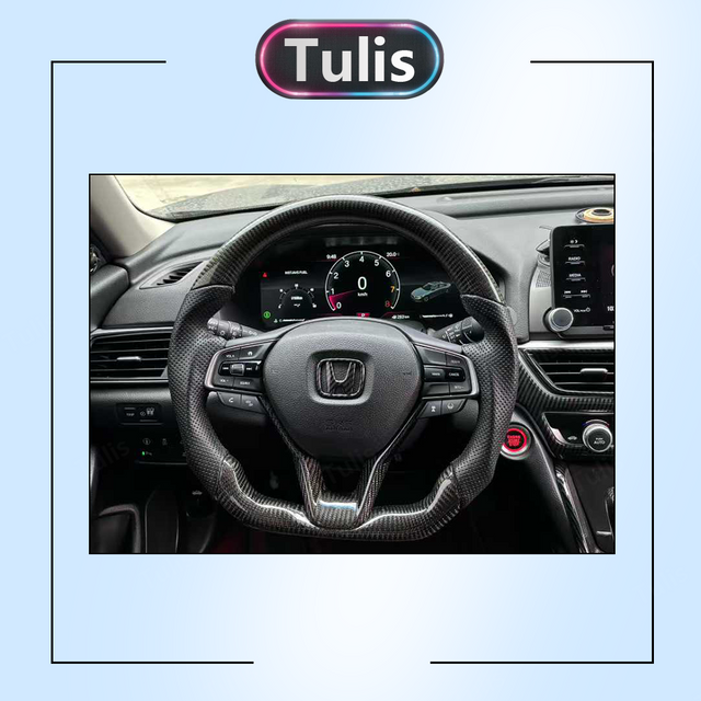 Tenth Generation Honda Accord 2018-2022 12.3" Car Digital Cluster Instrument Virtual Cockpit Speedometer Dashboard Ghost Screen