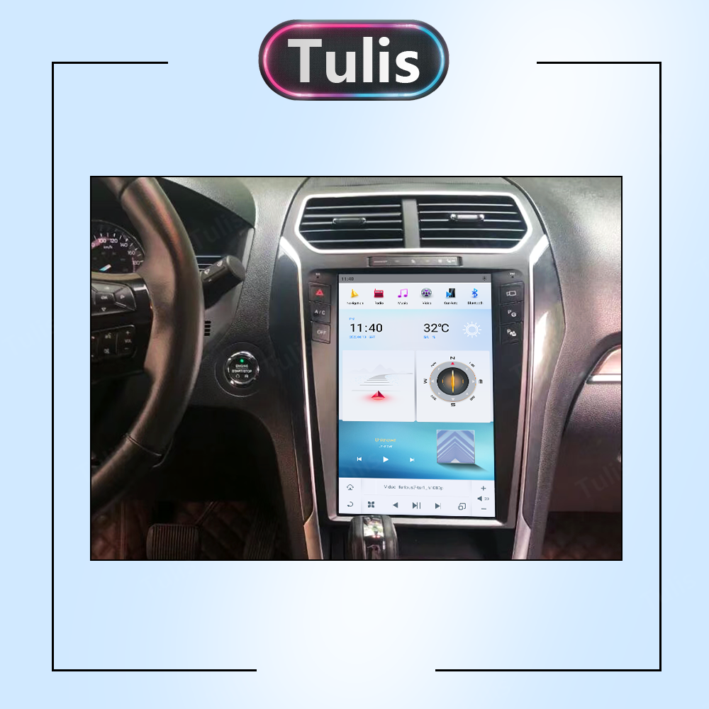 13.6“ Tesla Stlye Ford Explorer 2011-2019 Android Screen Navigation Car Radio With Carplay Android Auto