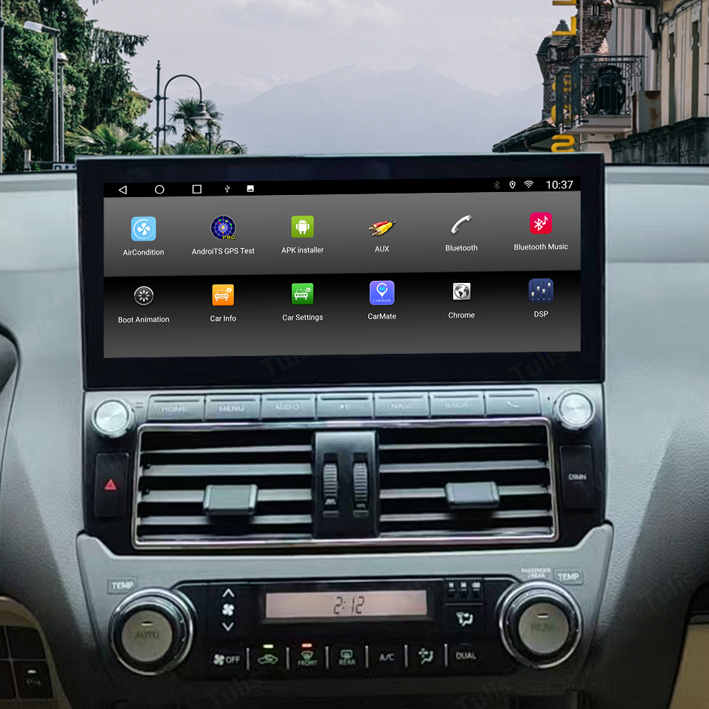 12.3“ Toyota Prado 2014-2017 Android Screen Navigation Car Radio With Carplay Android Auto