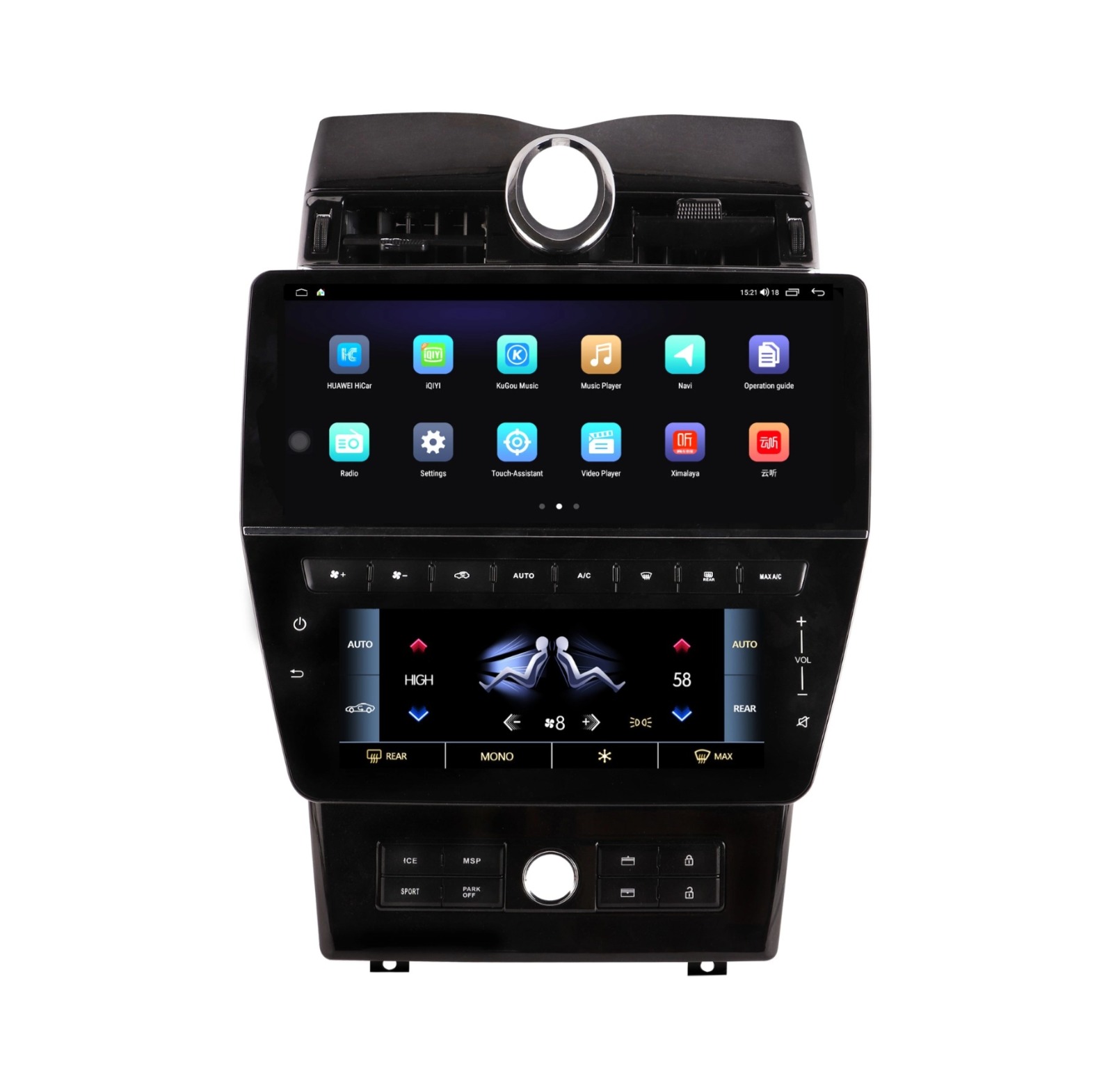 Tulis Android 13 For Maserati Quattroporte QP 2004-2012 AC Panel Car DVD Player Multimedia Player AutoStereo Headunit