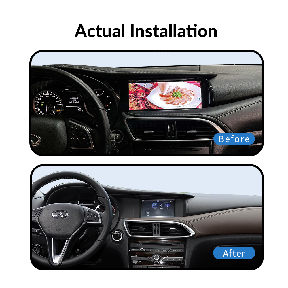 10.25“ Infiniti QX30 Q30 2015-2018 Android Screen Navigation Car Radio With Carplay Android Auto