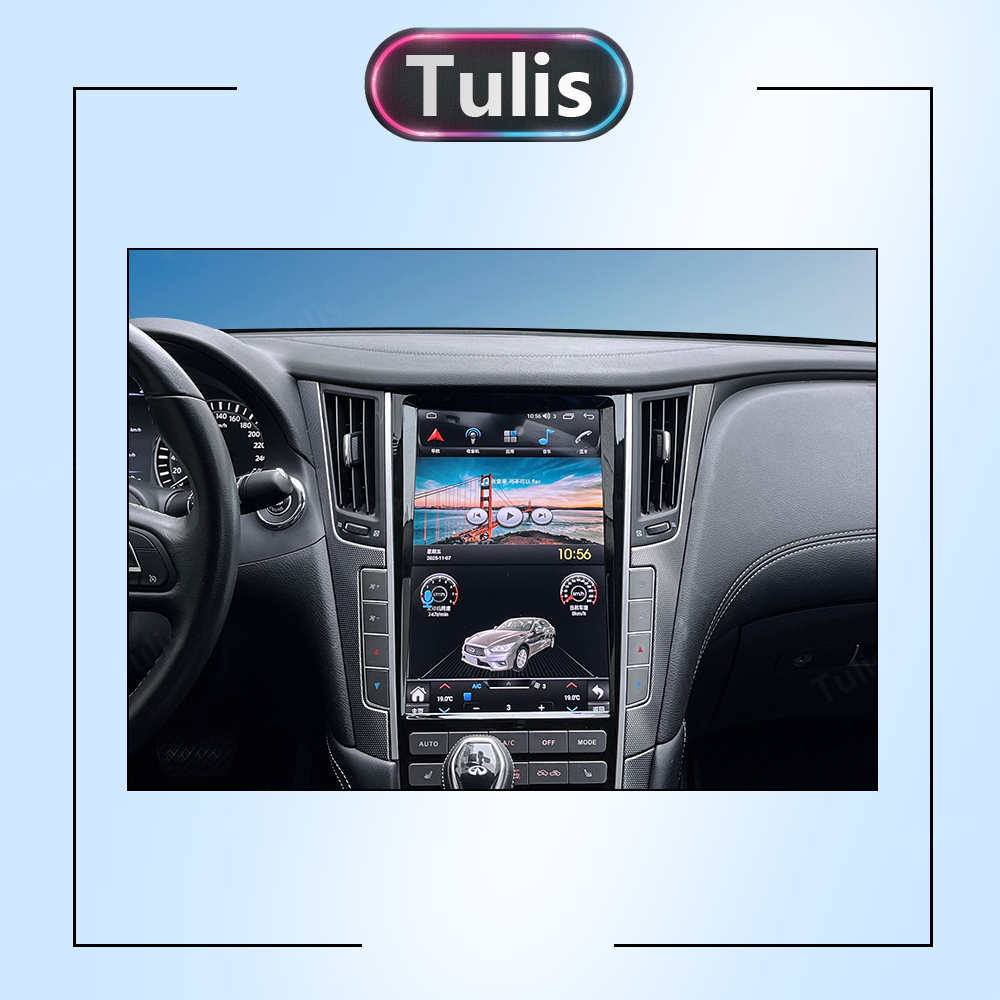 12.1“ Tesla Style Infiniti Q50L 2012-2023 Android Screen Navigation Car Radio With Carplay Android Auto