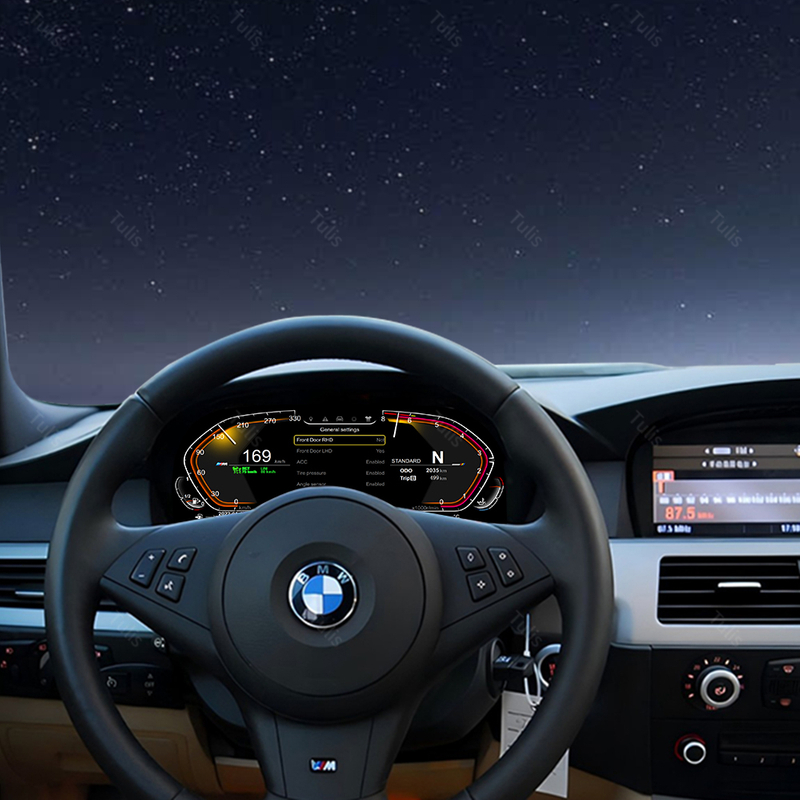 Tulis BMW E60 E61 Digital Dashboard Panel Virtual Instrument Cluster Cockpit Lcd Speedometer Digital Cluster 