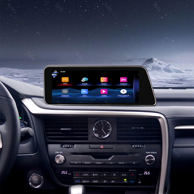 Tulis Touch Screen Android Car Radio GPS Navigation DVD Player Stereo Multimedia Audio System for Lexus RX 2016-2019