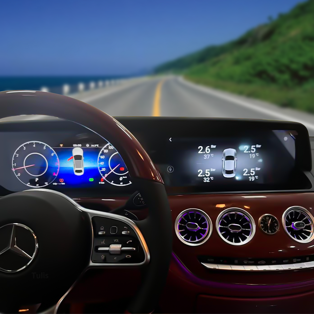 Mercedes Benz S Class W222 2013-2017 Dual 12.3 Inch Android Screen Navigation Car Stereo With Carplay Android Auto