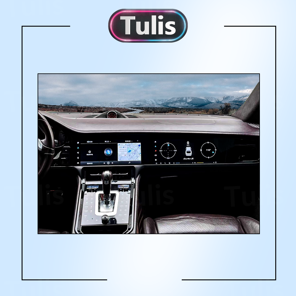 Porsche Panamera 2010-2016 Dual 12.3 Inch Android Screen Navigation Car Stereo With Carplay Android Auto