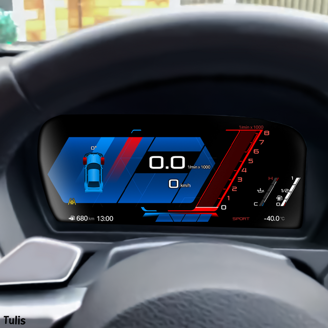 BMW Z4 E89 2009-2016 Car Digital Cluster Instrument Virtual Cockpit Speedometer Dashboard Ghost Screen