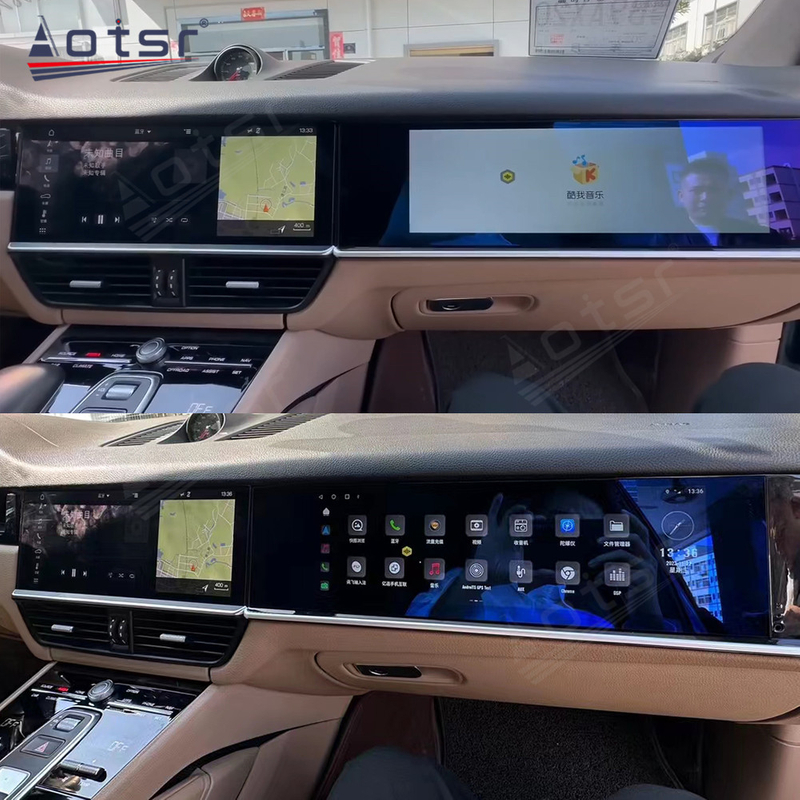 14.5 inches 4G WIFI CarPlay Android 12 Car Radio For Porsche Cayenne 2017 2020 To 2024 Head Unit co pilot entertainment screen| | - AliExpress