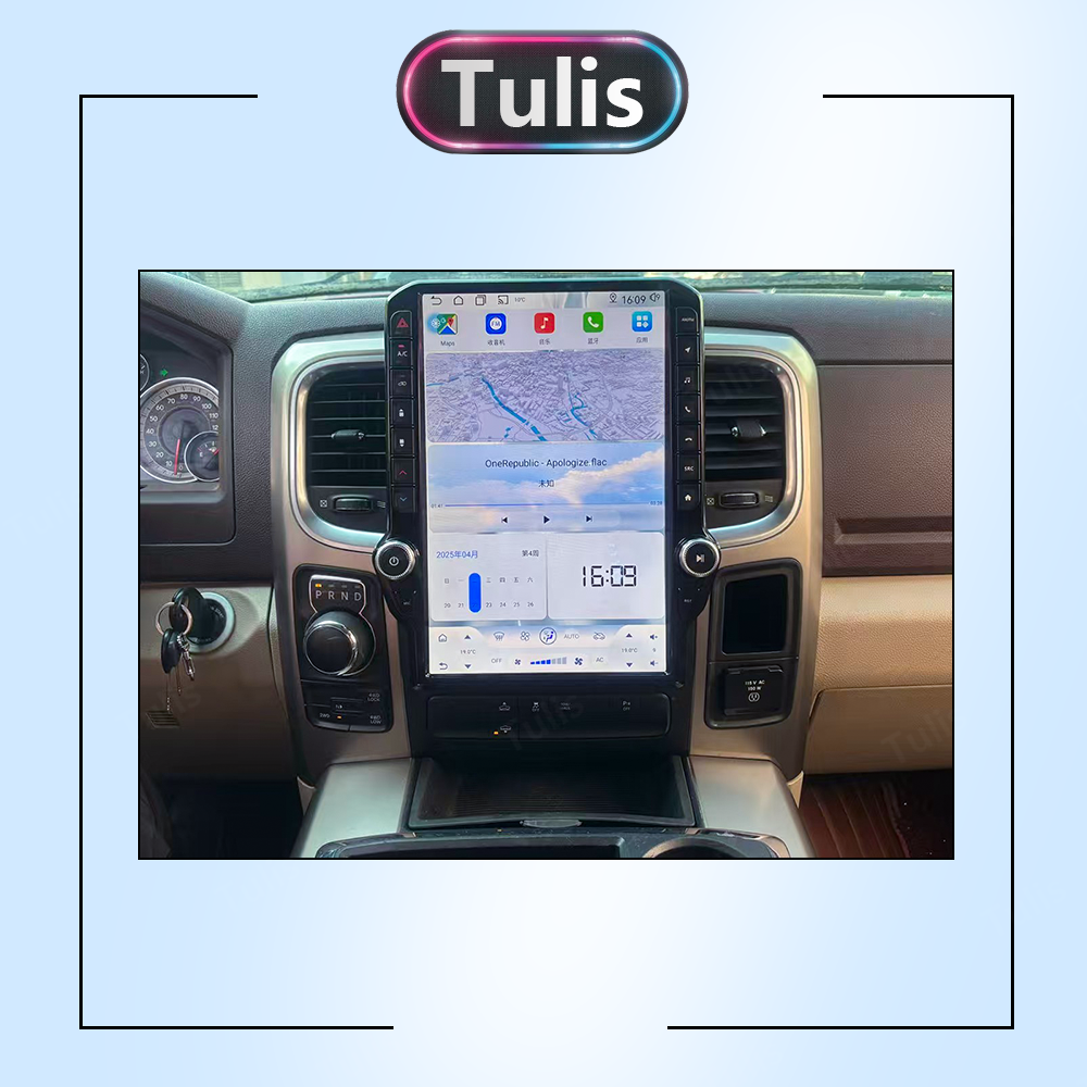 14.5“ Dodge RAM 2013-2018 Android Screen Navigation Car Radio With Carplay Android Auto