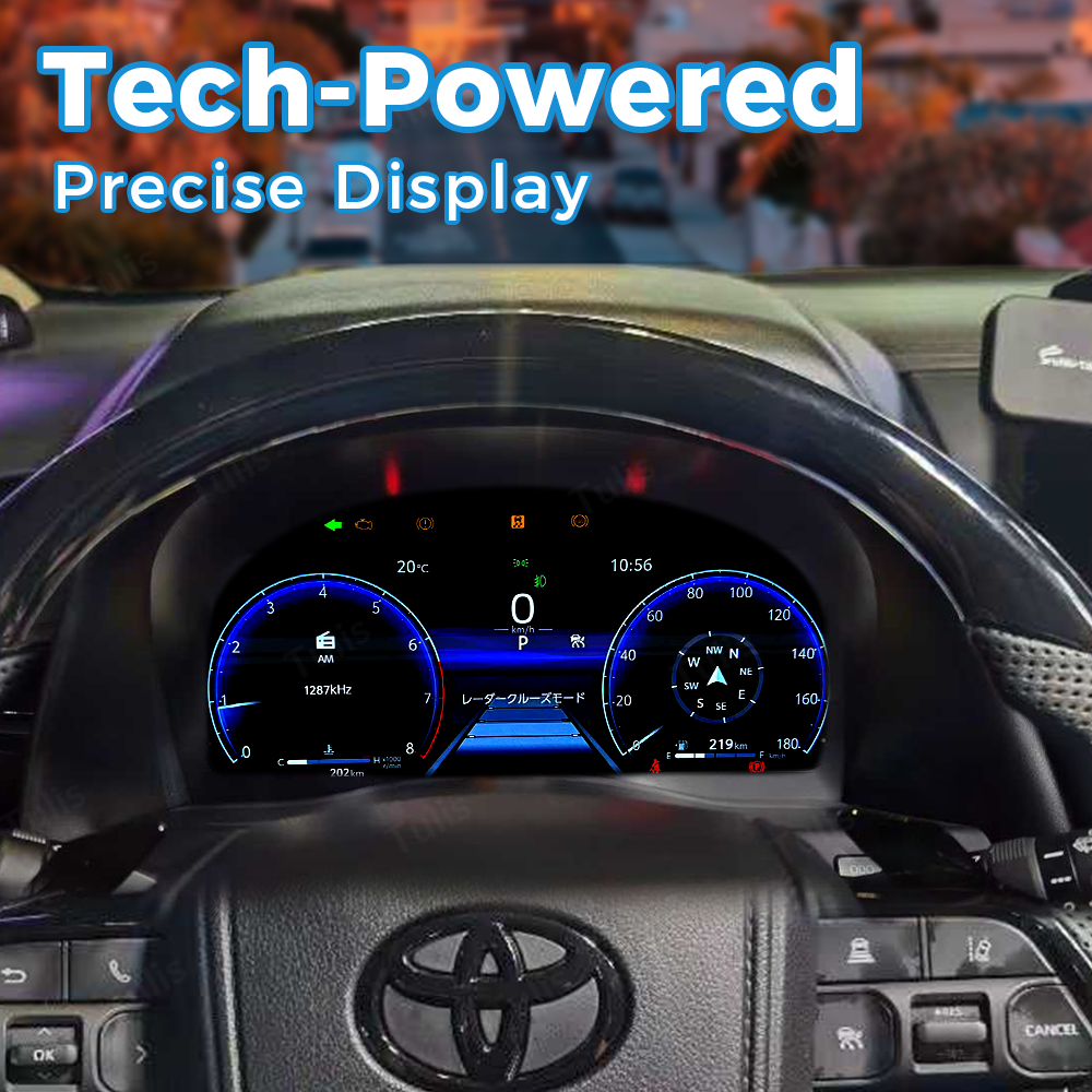 Alphard 20series 30 series 35series 2008-2023 Upgrade 40 series Car Digital Cluster Instrument Virtual Cockpit Speedometer Dashboard Ghost Screen