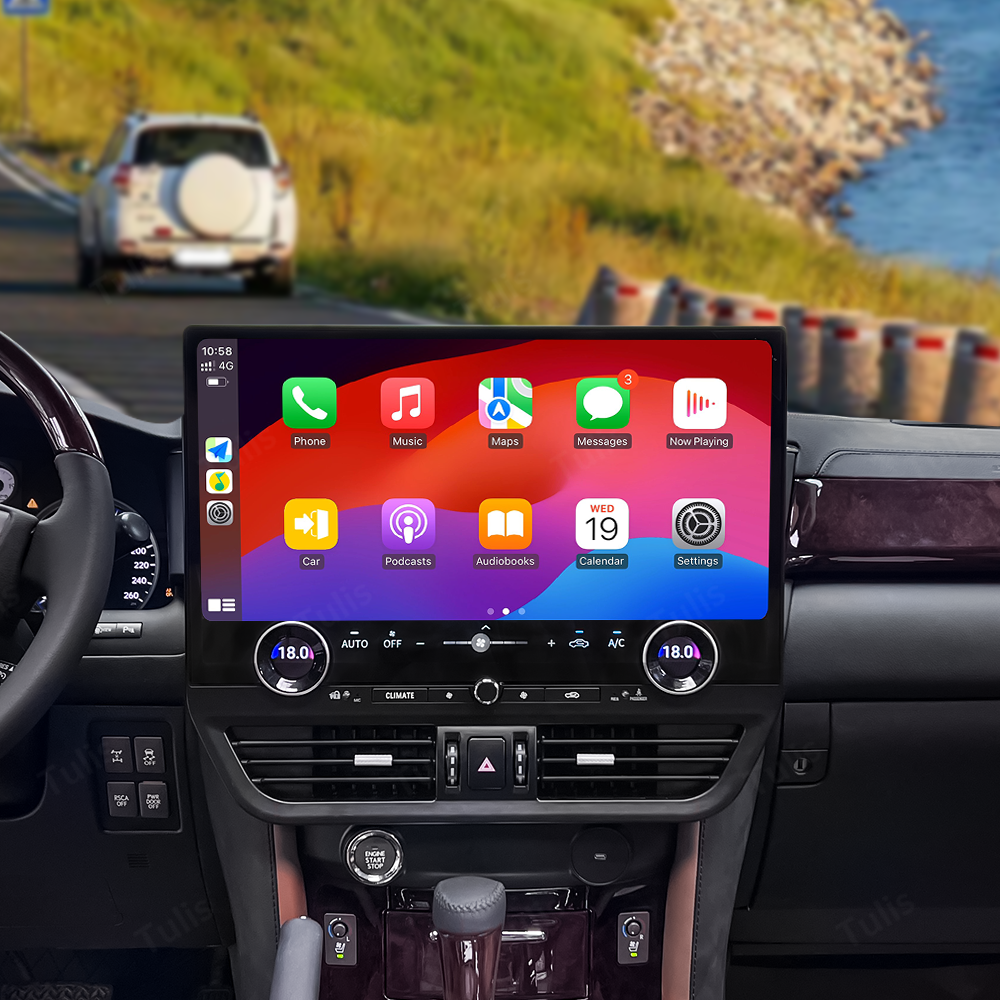 19.8“ Lexus LX570 2008-2015 Android Screen Navigation Car Radio With Carplay Android Auto