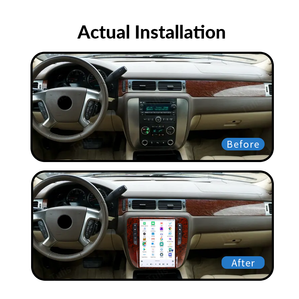 GMC YUKON Chevrolet Suburban Tahoe 2007-2013 Android Screen Navigation Car Radio With Carplay Android Auto