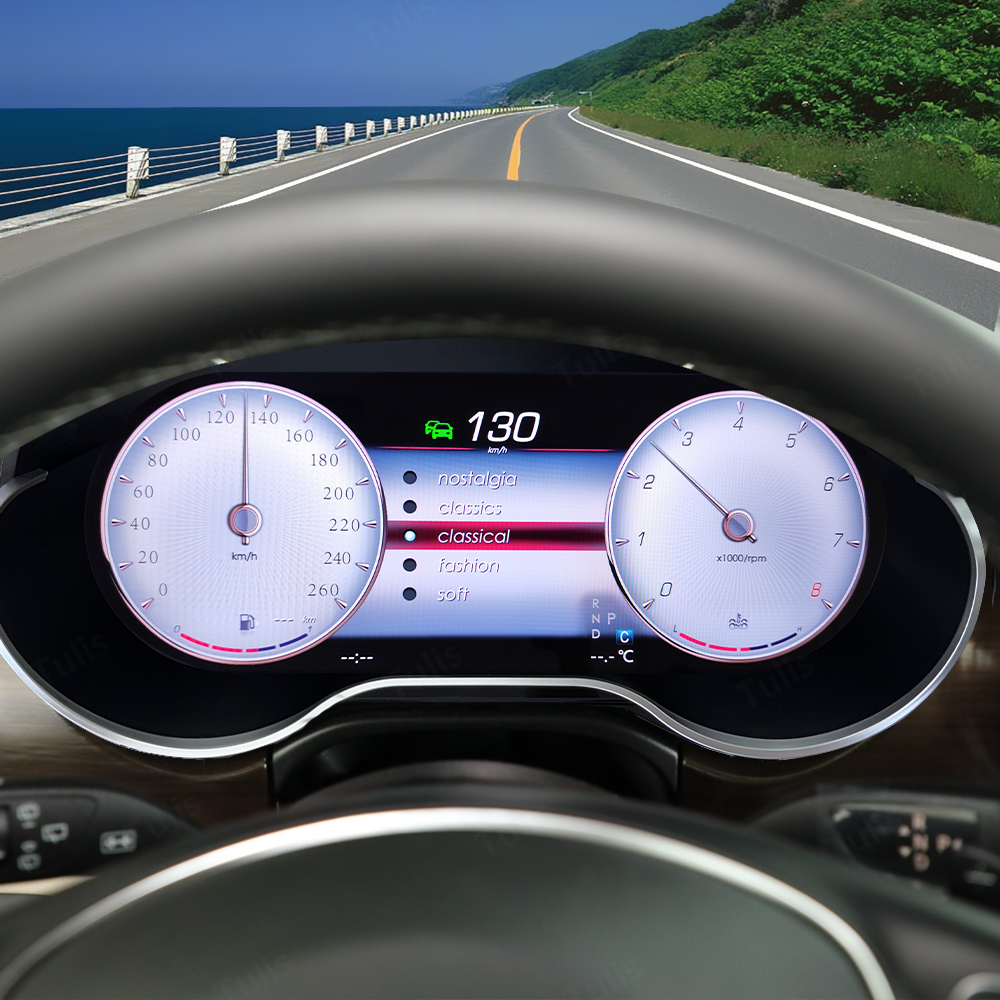 Mercedes Benz A Class 2013-2018 Car Digital Cluster Instrument Virtual Cockpit Speedometer Dashboard Ghost Screen