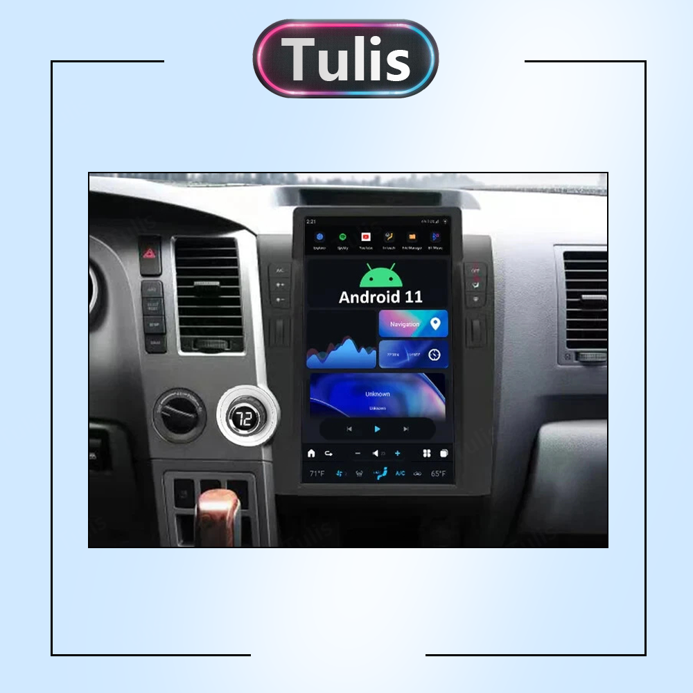 14.5" Toyota Tundra Sequoia 2007-2013 Android Screen Navigation Car Radio With Carplay Android Auto