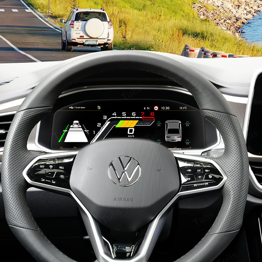 VW T-ROC 2018-2025 Car Digital Cluster Instrument Virtual Cockpit Speedometer Dashboard Ghost Screen