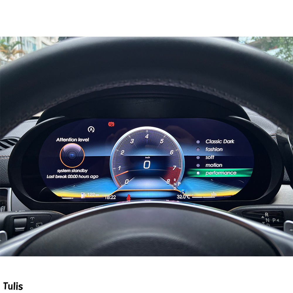 Mercedes Benz GLE 2012-2015 Car Digital Cluster Instrument Virtual Cockpit Speedometer Dashboard Ghost Screen