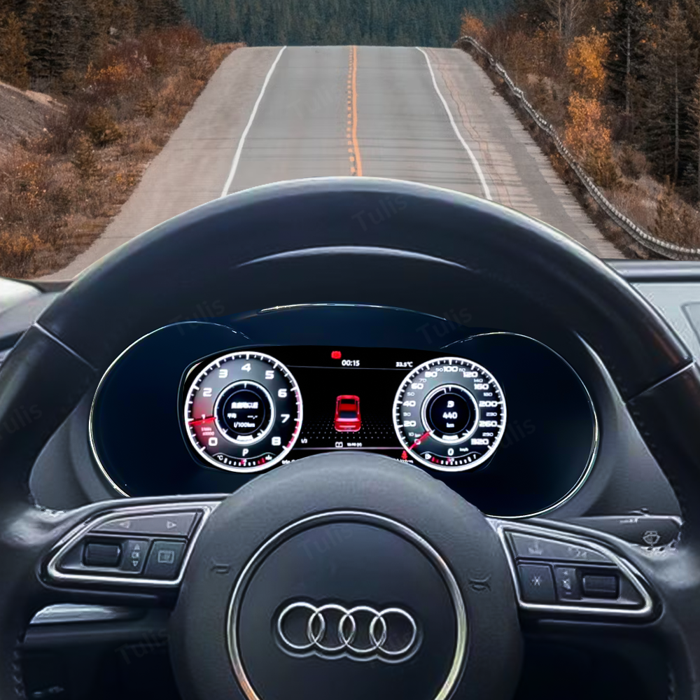 Audi A3 2013-2020 Car Digital Cluster Instrument Virtual Cockpit Speedometer Dashboard Ghost Screen