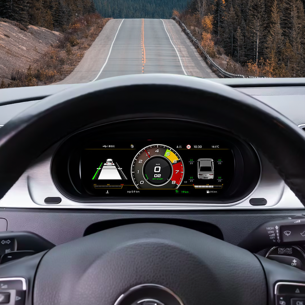 VW Magotan 2007-2011 B6 2012-2016 B7 Car Digital Cluster Instrument Virtual Cockpit Speedometer Dashboard Ghost Screen