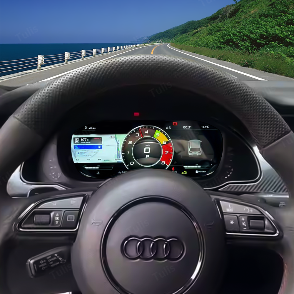 Audi Q5 2010-2018 Car Digital Cluster Instrument Virtual Cockpit Speedometer Dashboard Ghost Screen